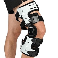 OA Unloader Knee Brace, Adjustable Metal Medial & Lateral Valgus Knee Support