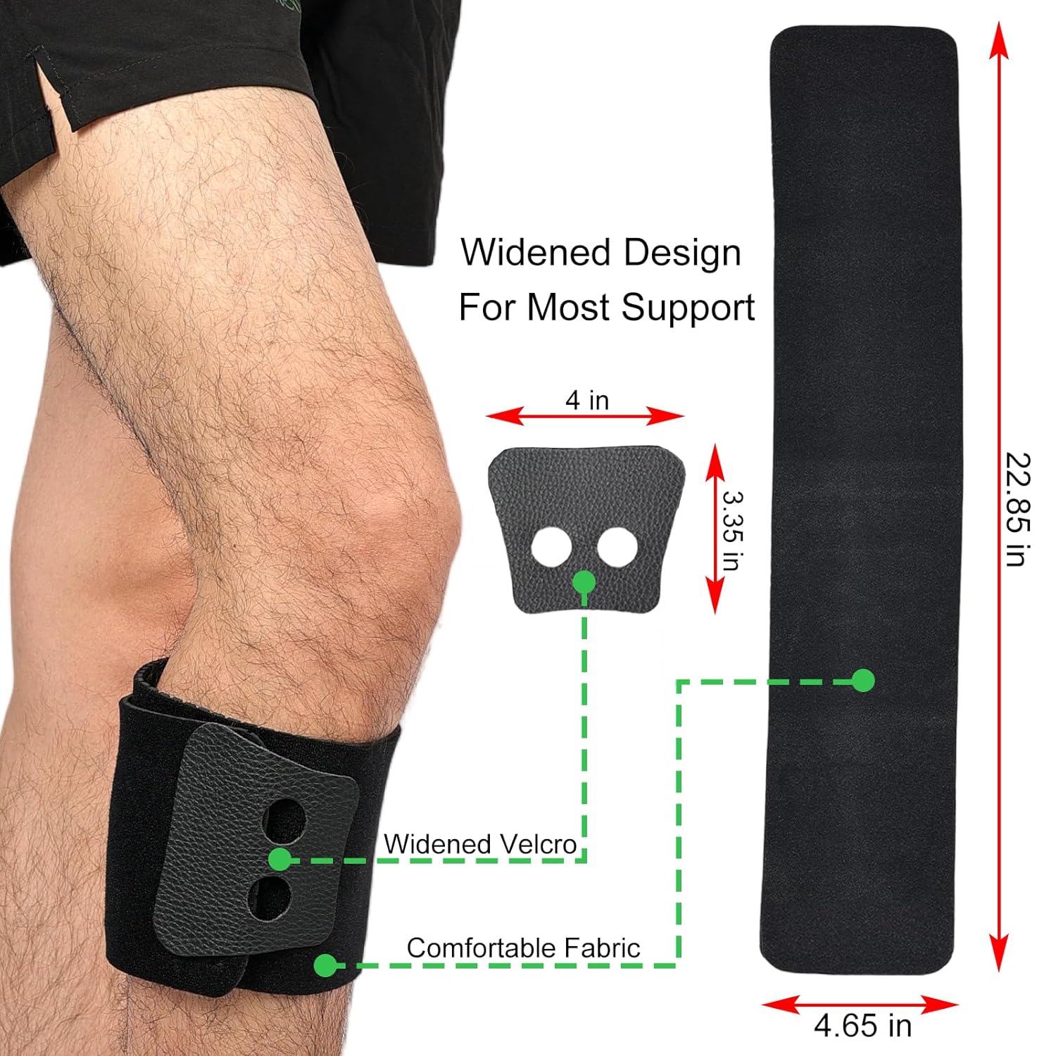 Orthomen Knee Brace Anti-Slip Strap, Adjustable