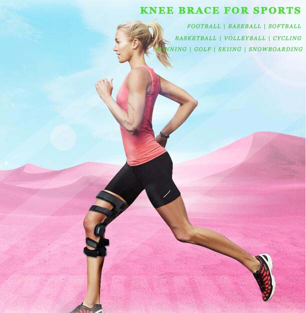 Orthomen Functional Knee Brace - for ACL/MCL/PCL/Meniscus/Ligament/Sports  Injuries, Adjustable Hinged ROM Orthopedic Knee Orthosis for Men & Women