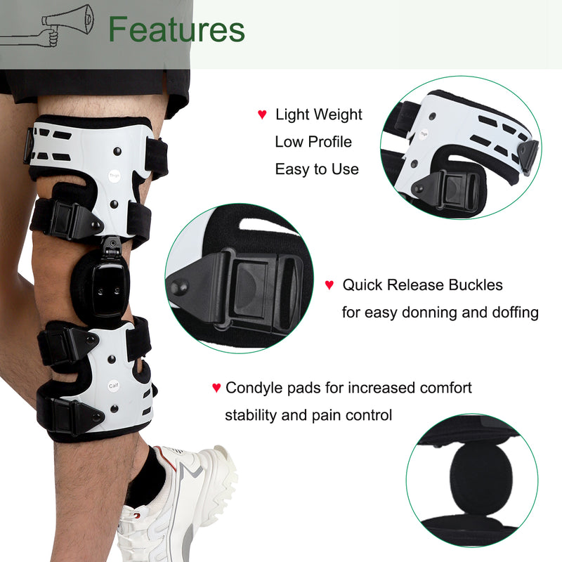 Brace Align ROM Unloader Knee Brace for Osteoarthritis L1843 L1851 