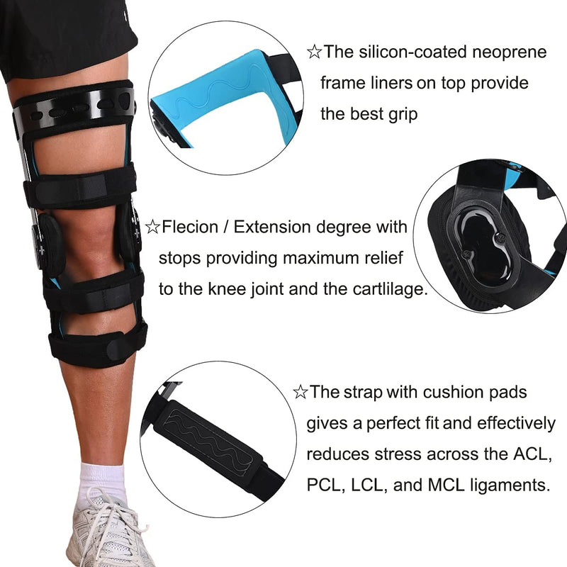aZengear Knee Support Brace for Arthritis, ACL, MCL, Running